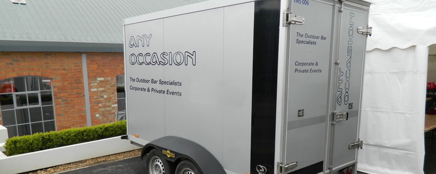 Any occasion fridge trailer for chilling food and drinks