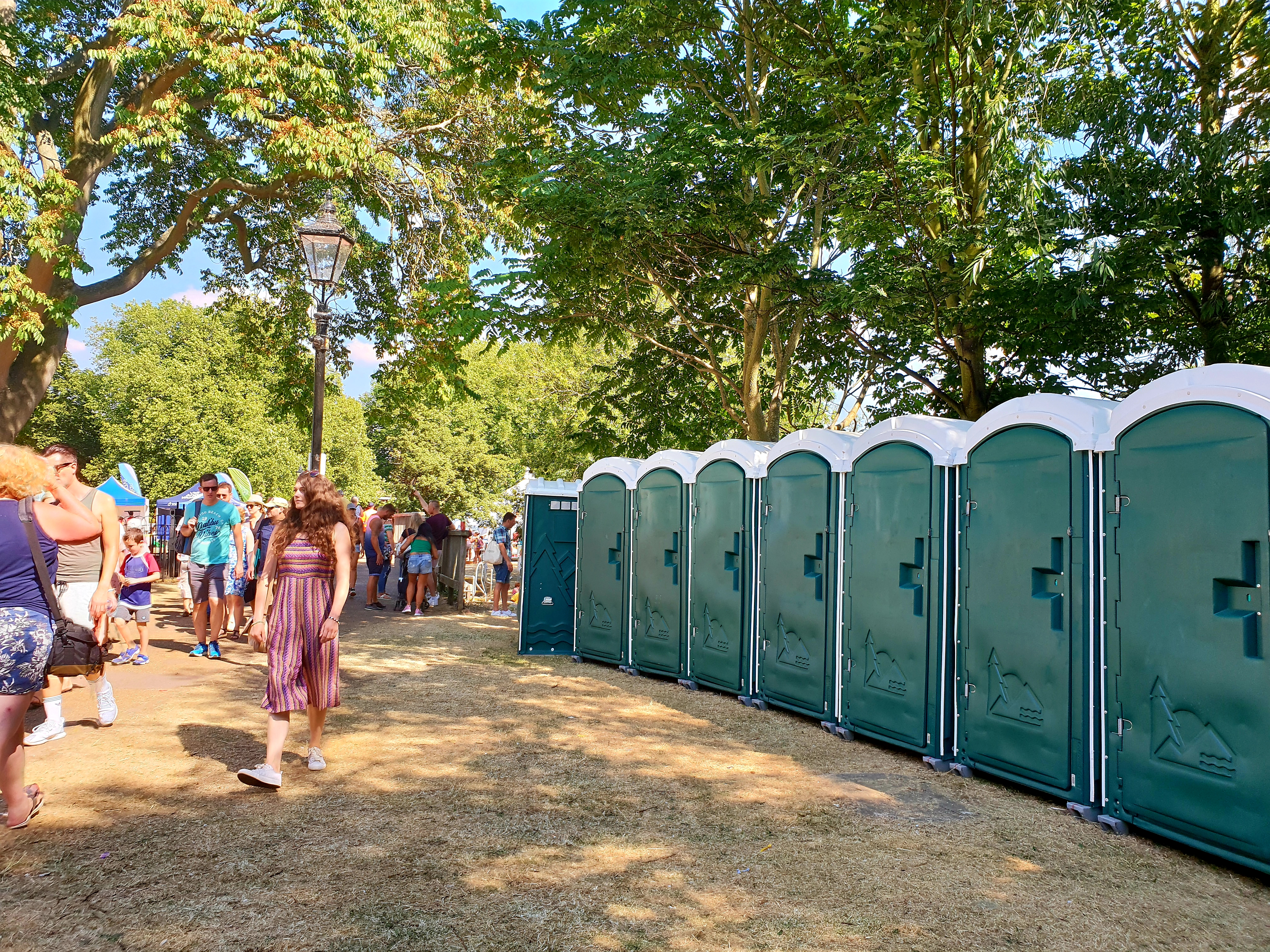 plastic event toilets on hire bedford